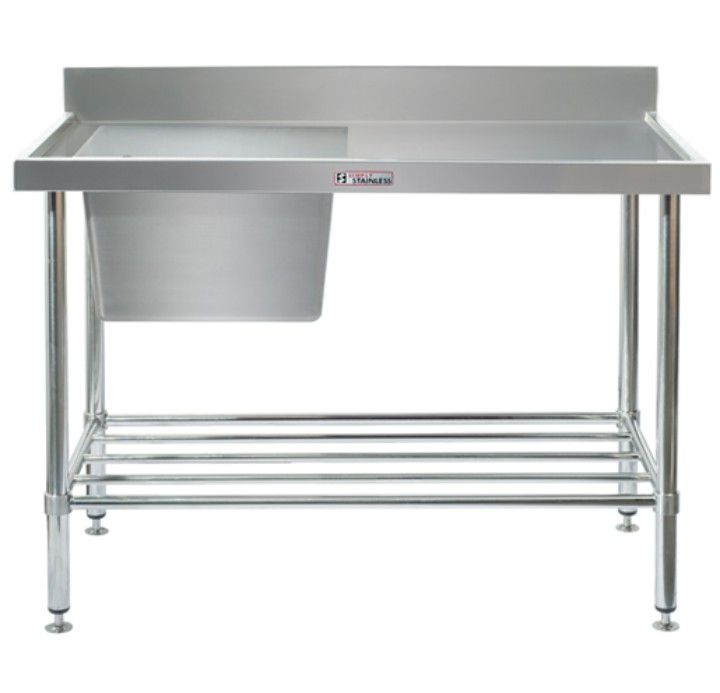 Simply Stainless 05.7.1200 Sink Bench with splash back