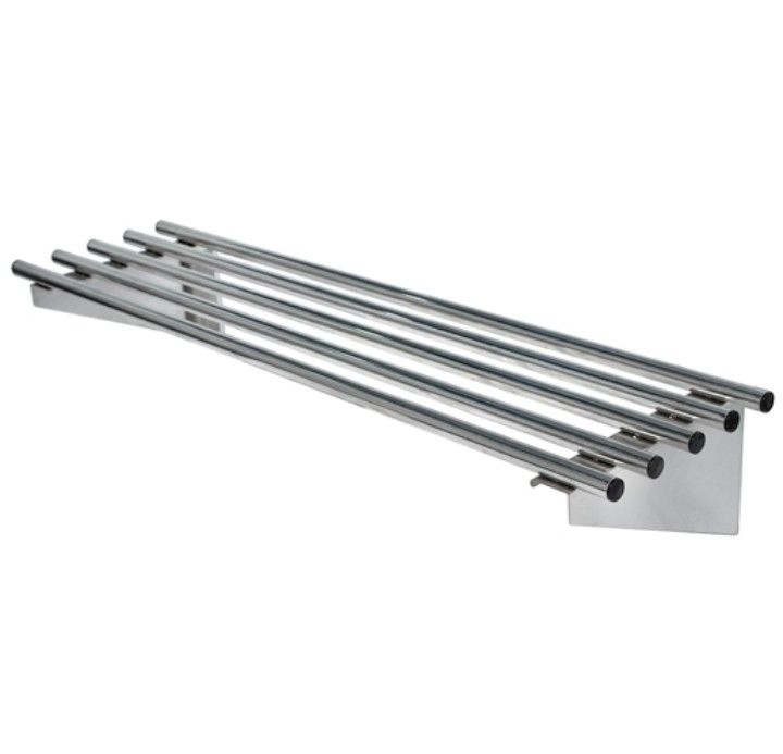 Simply Stainless 11-1200 Pipe Wall Shelf